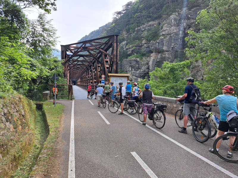 Auf dem Bahntrassenradweg